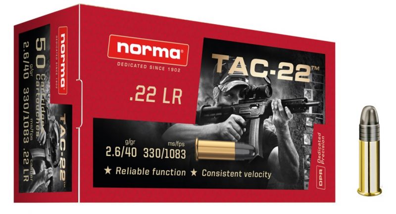 Norma 22 LR TAC LRN x500