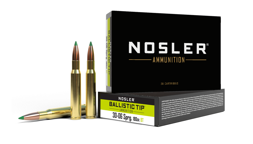 NOSLER 30.06 SPRG 180GR BALLISTIC TIP