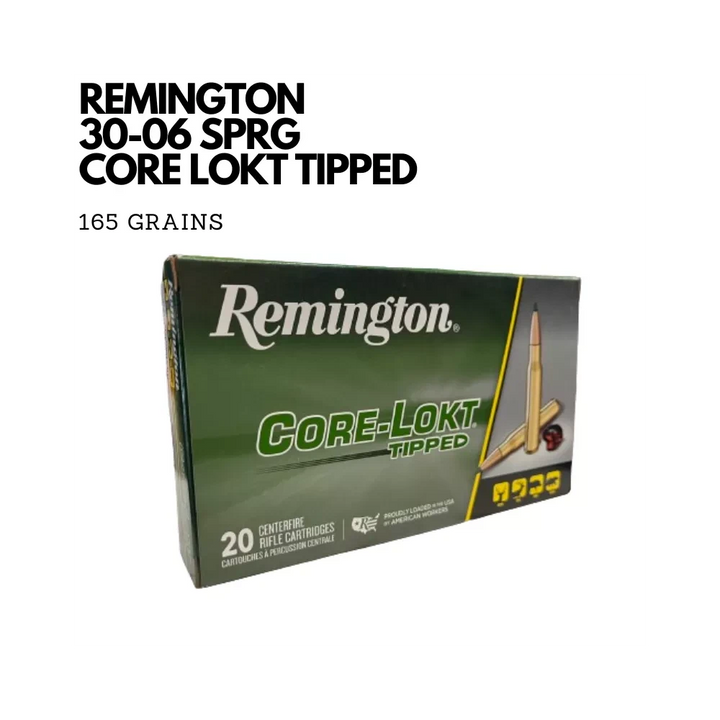 REMINGTON 30.06 CORE LOKT TIPPED 180gr