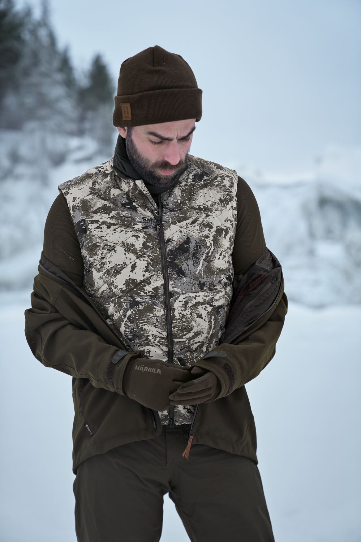 Gilet Härkila camo mountain HSP Insulated