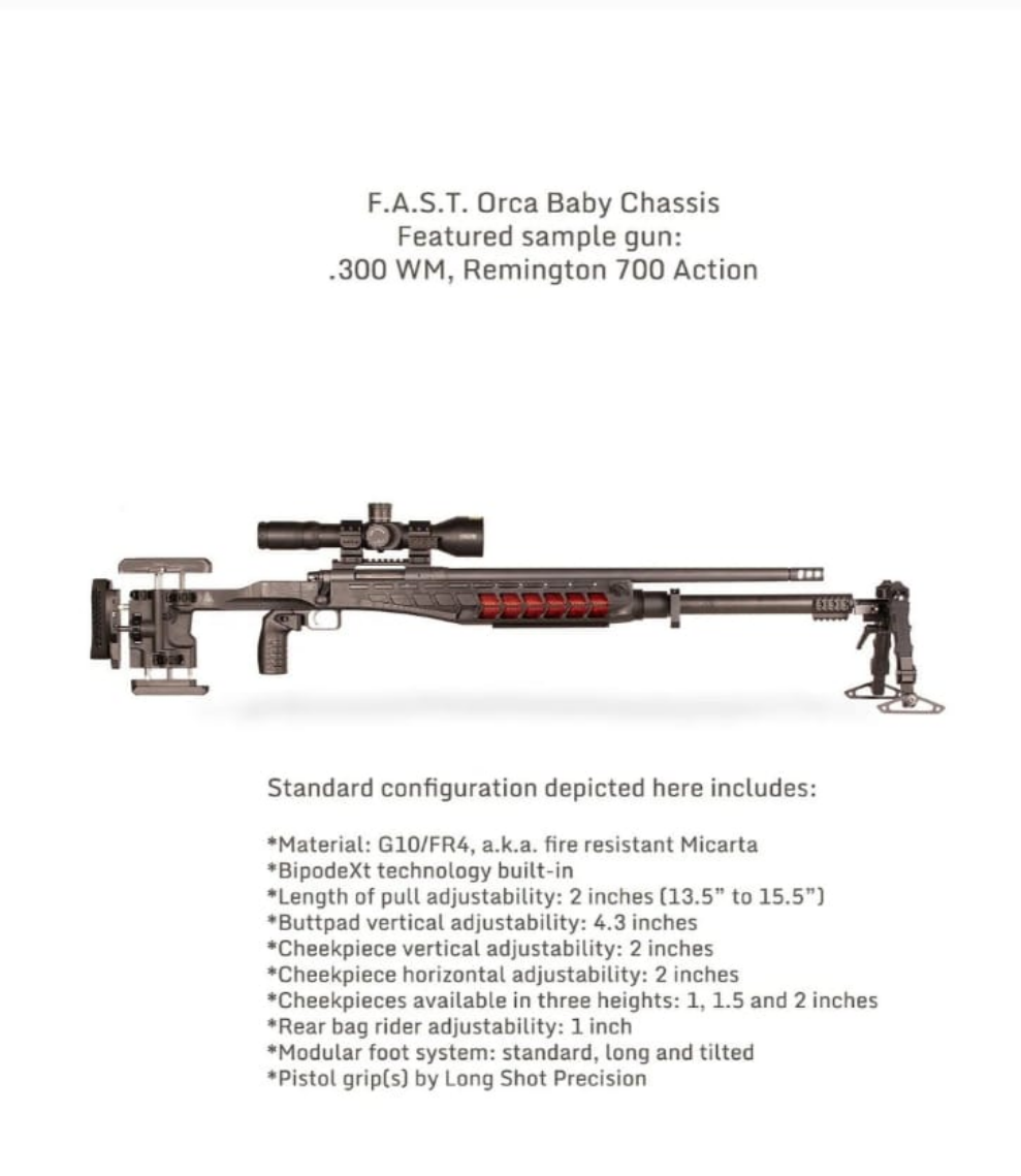 Chassis accuracy solution Baby orca pour rem 700 La et clone