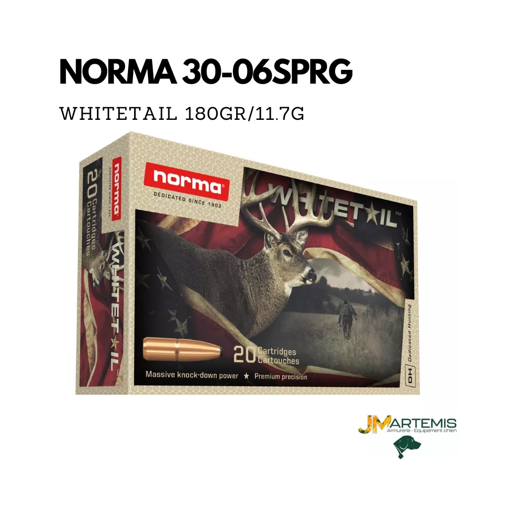 NORMA 30.06 WHITETAIL 180GR