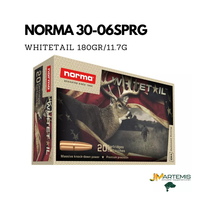 NORMA 30.06 WHITETAIL 180GR