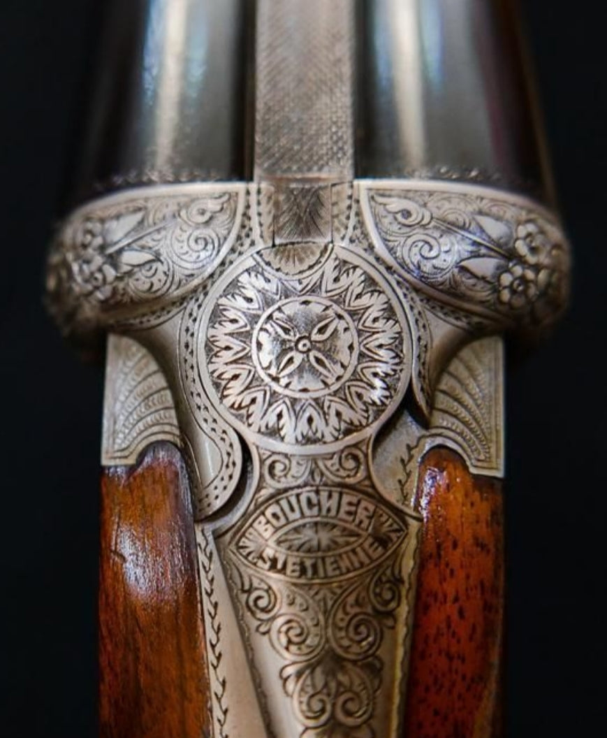 Fusil artisanal stephanois juxtapose calibre 12 Boucher