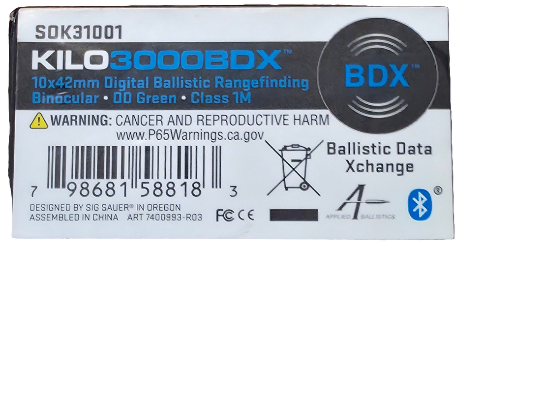 Sig sauer kilo 3000 BDX d'occasion