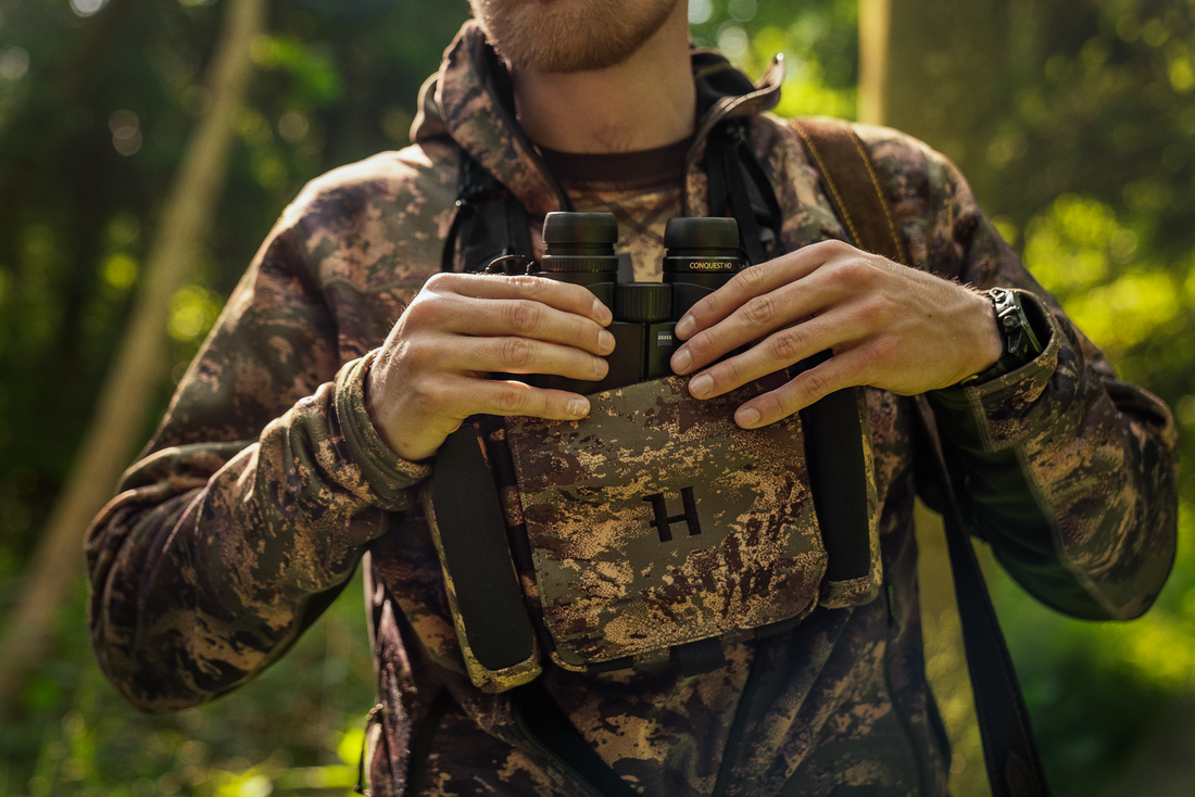 Pochette jumelle Deer Stalker camo bino strap