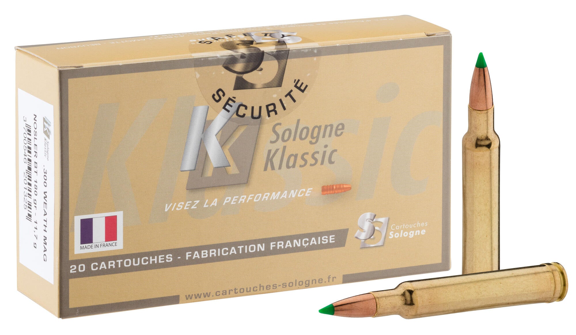 SOLOGNE 300 WEATHERBY 180GR BT - Armurerie de la Têt