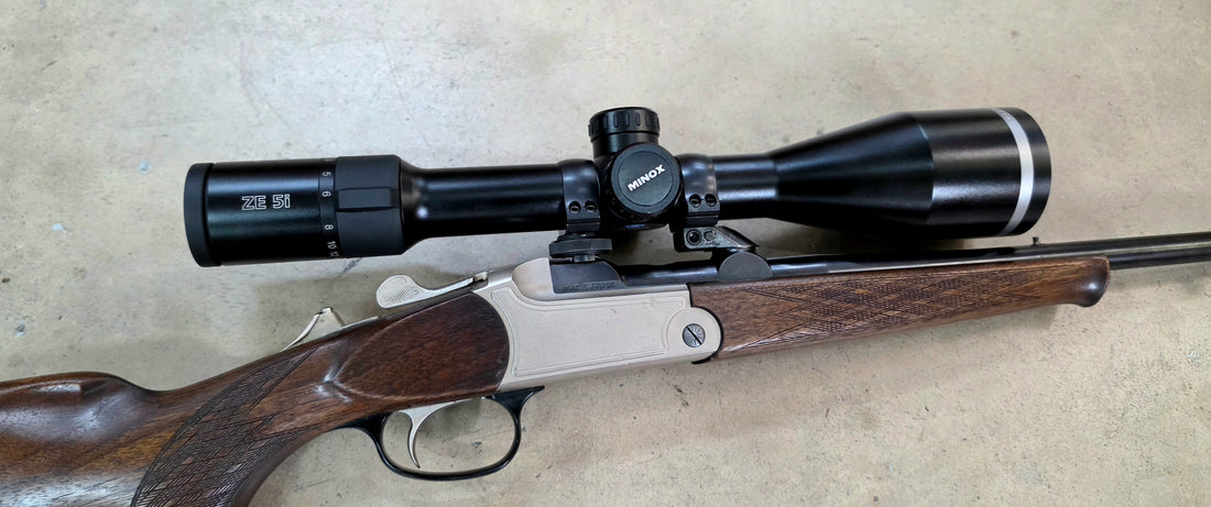 Blaser Kipplauf k77 UL cal 7RM +lunette Minox 3-15x56 d'occasion