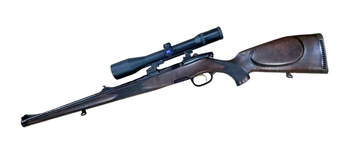 Steyr mannlicher stuzen mod M cal 7x64 + lunette Zeiss diavari 2.5-10x48 zm occasion