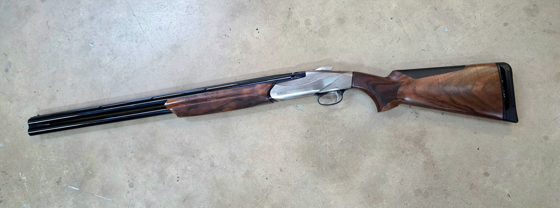 Benelli 828U silver cal 12/76 can 71cm OCCASION