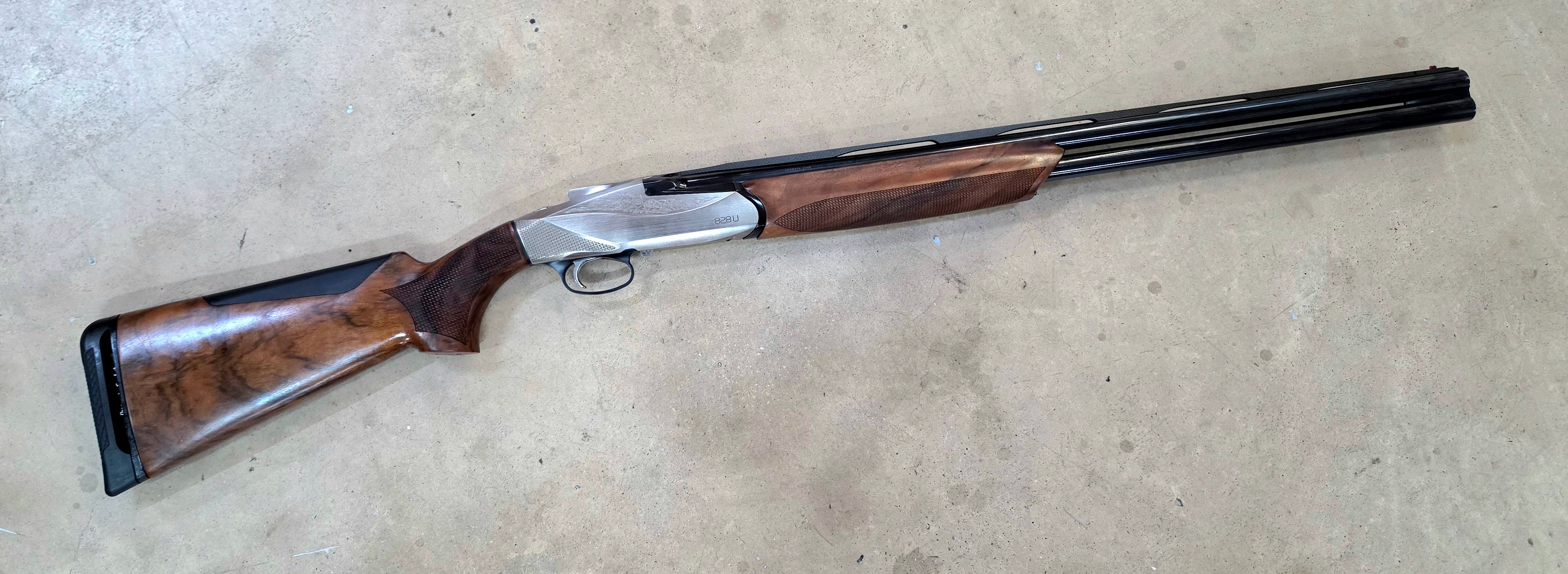 Benelli 828U silver cal 12/76 can 71cm OCCASION