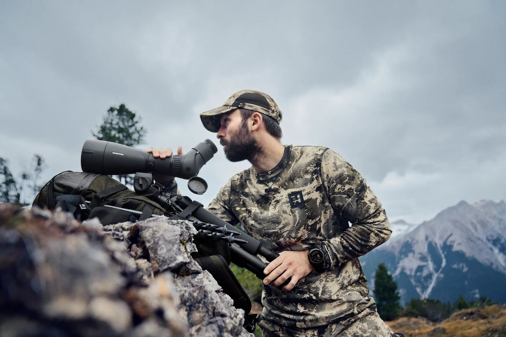 Harkila tshirt mountain hunter expedition Manches longues