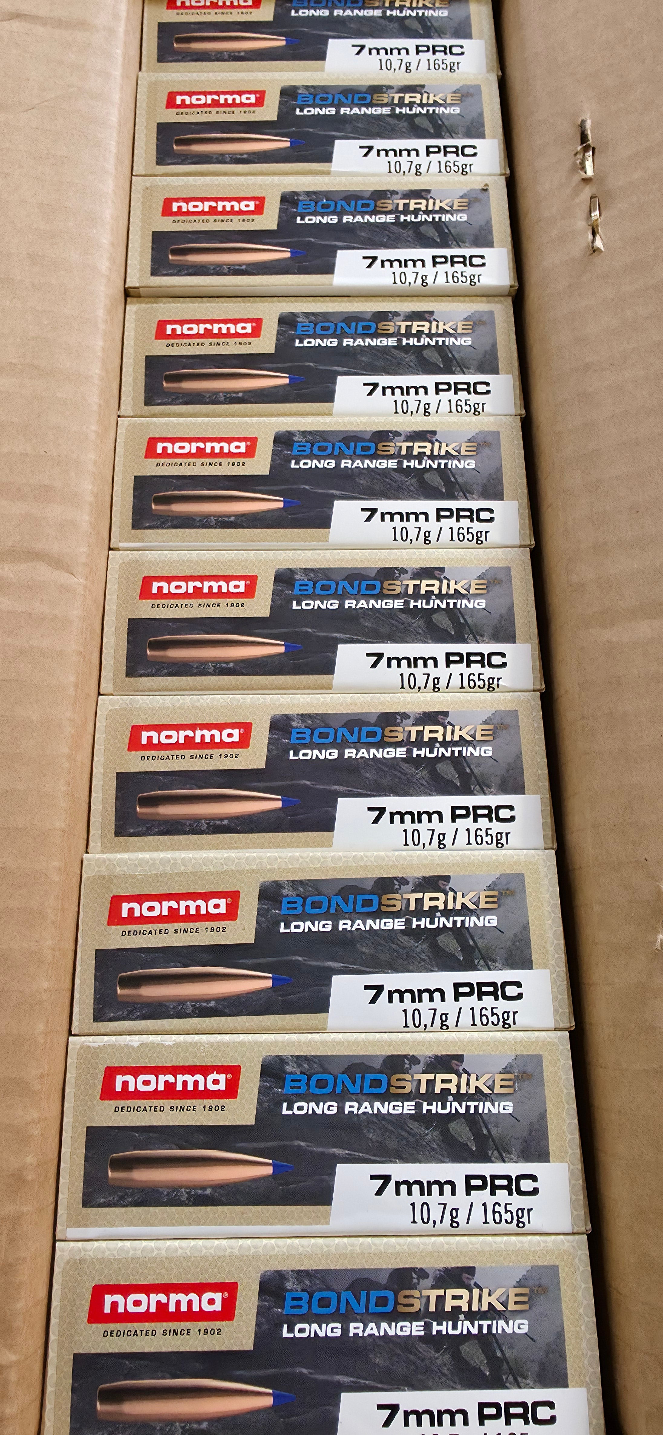 Norma 7mm PRC bondstrike 165gr