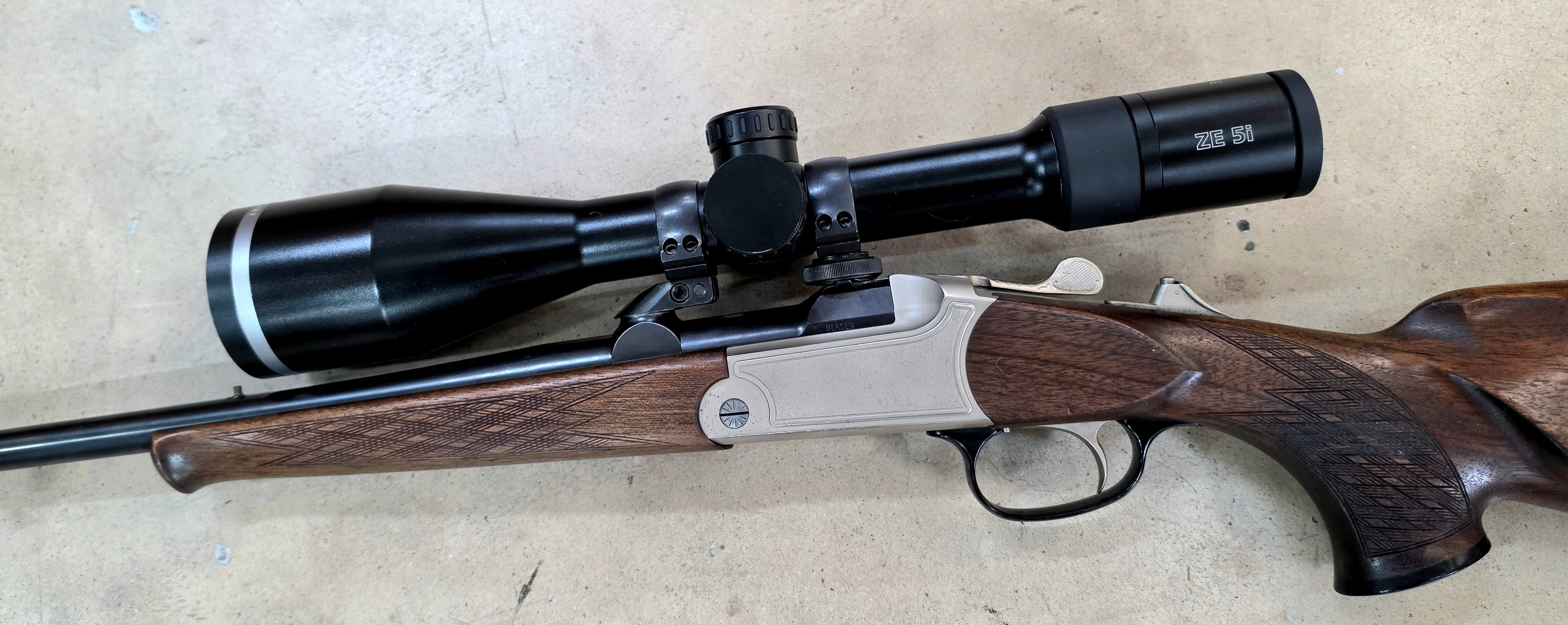 Blaser Kipplauf k77 UL cal 7RM +lunette Minox 3-15x56 d'occasion