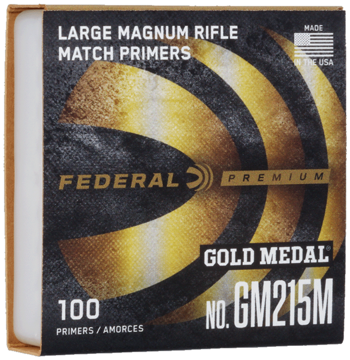 Amorces Federal Gold Medal Large magnum rifle GM215M x1000