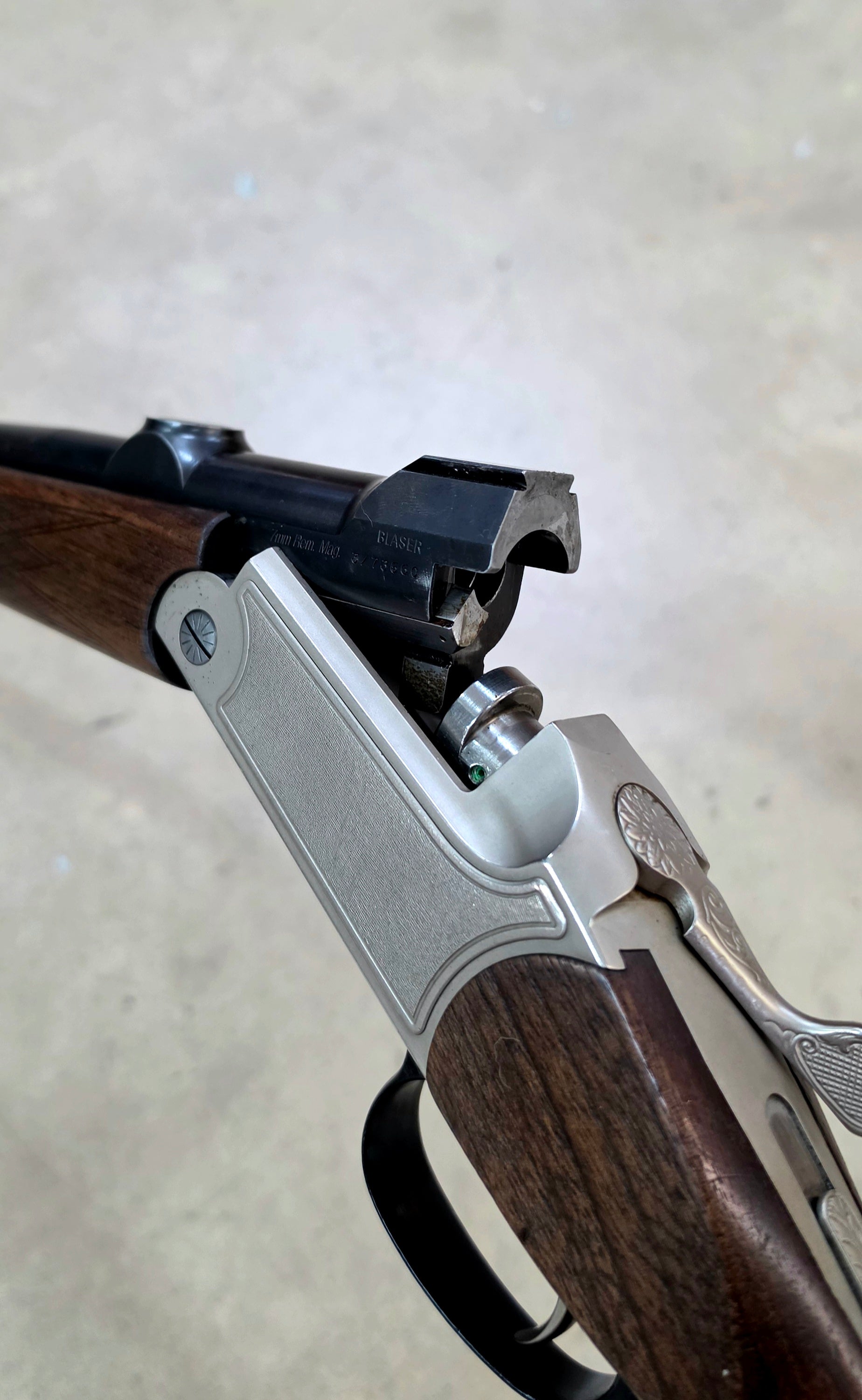 Blaser Kipplauf k77 UL cal 7RM +lunette Minox 3-15x56 d'occasion