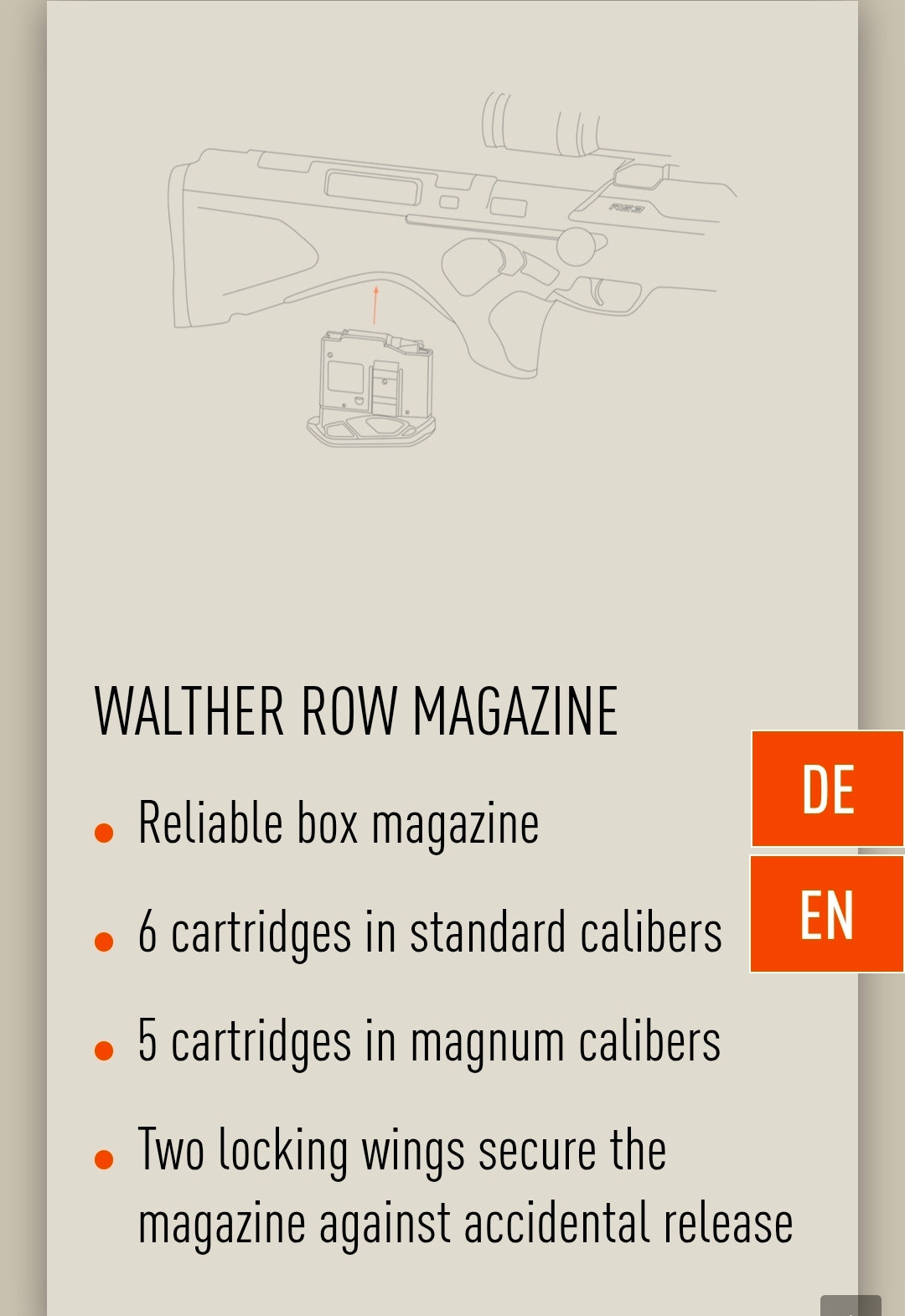 Walther rs3 heritage fourstar 308w