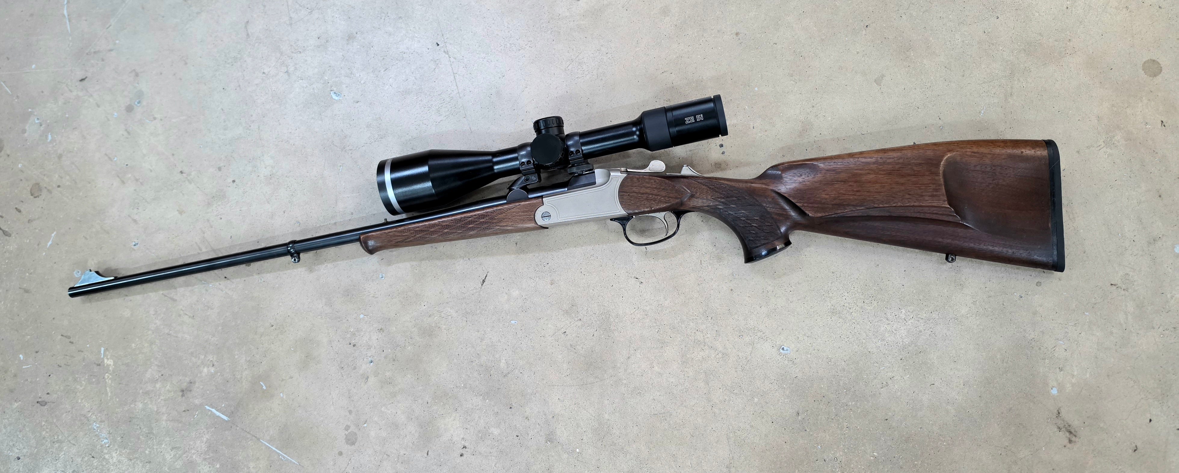 Blaser Kipplauf k77 UL cal 7RM +lunette Minox 3-15x56 d'occasion