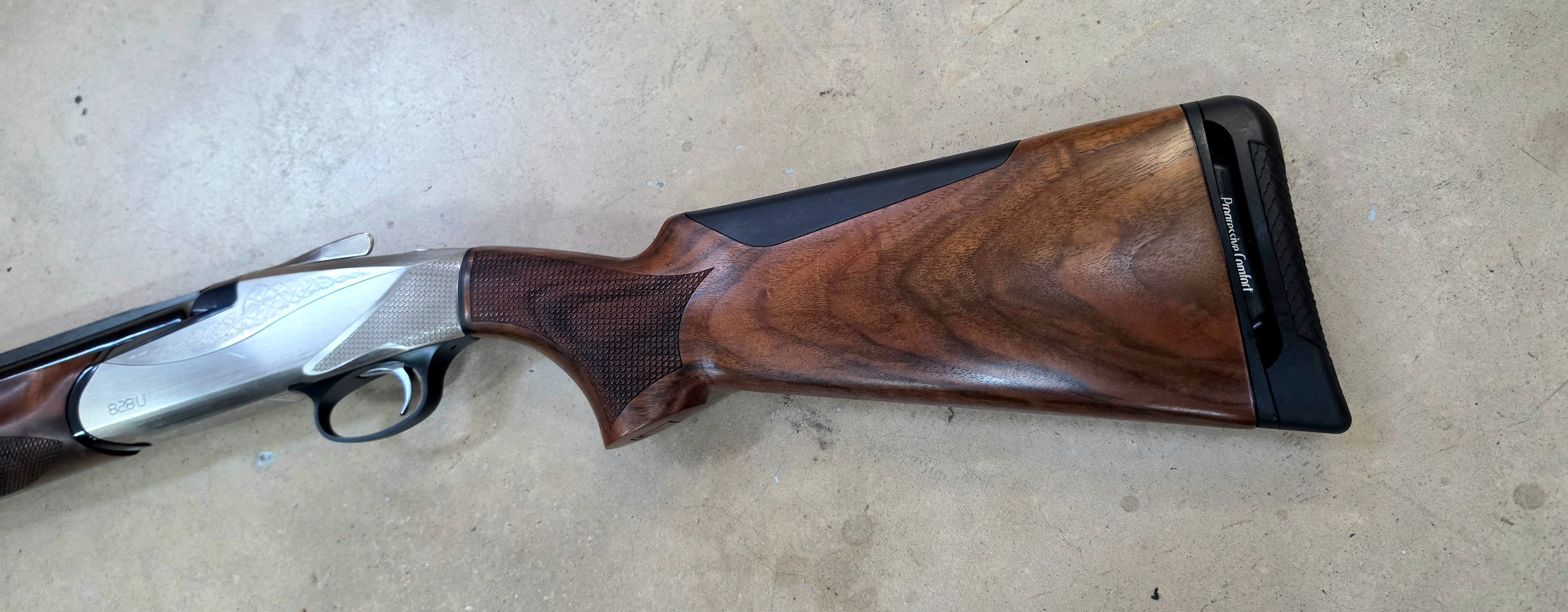 Benelli 828U silver cal 12/76 can 71cm OCCASION