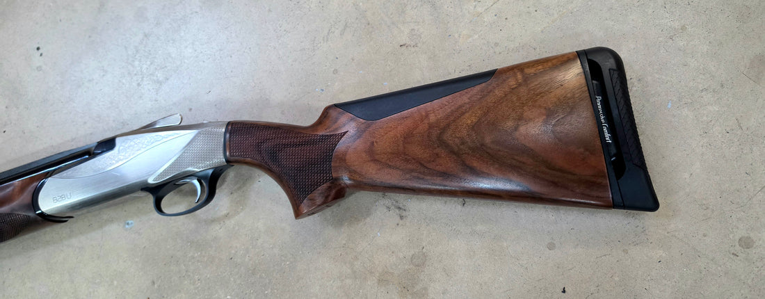 Benelli 828U silver cal 12/76 can 71cm OCCASION