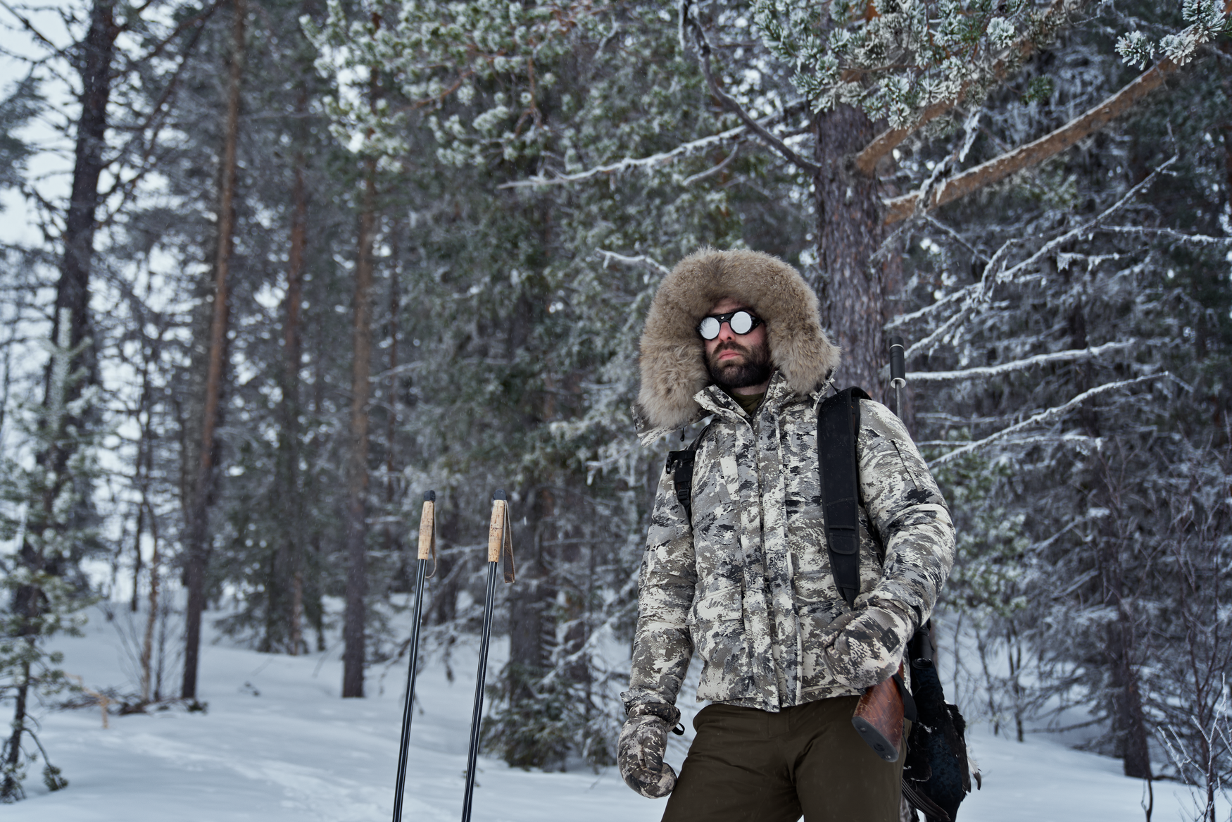 Veste Härkila One camo HWS Down